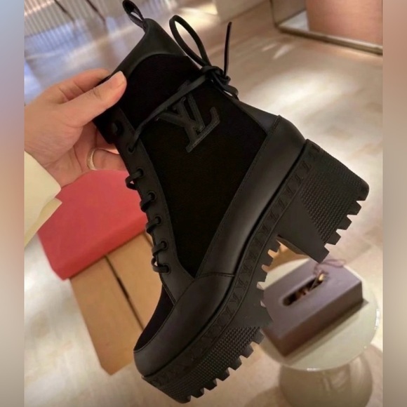 Louis Vuitton Black Combat & Moto Boots - Picture 9 of 9